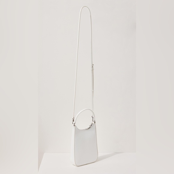 STAUD Mini Alec Bag in White - Picture 2 of 5